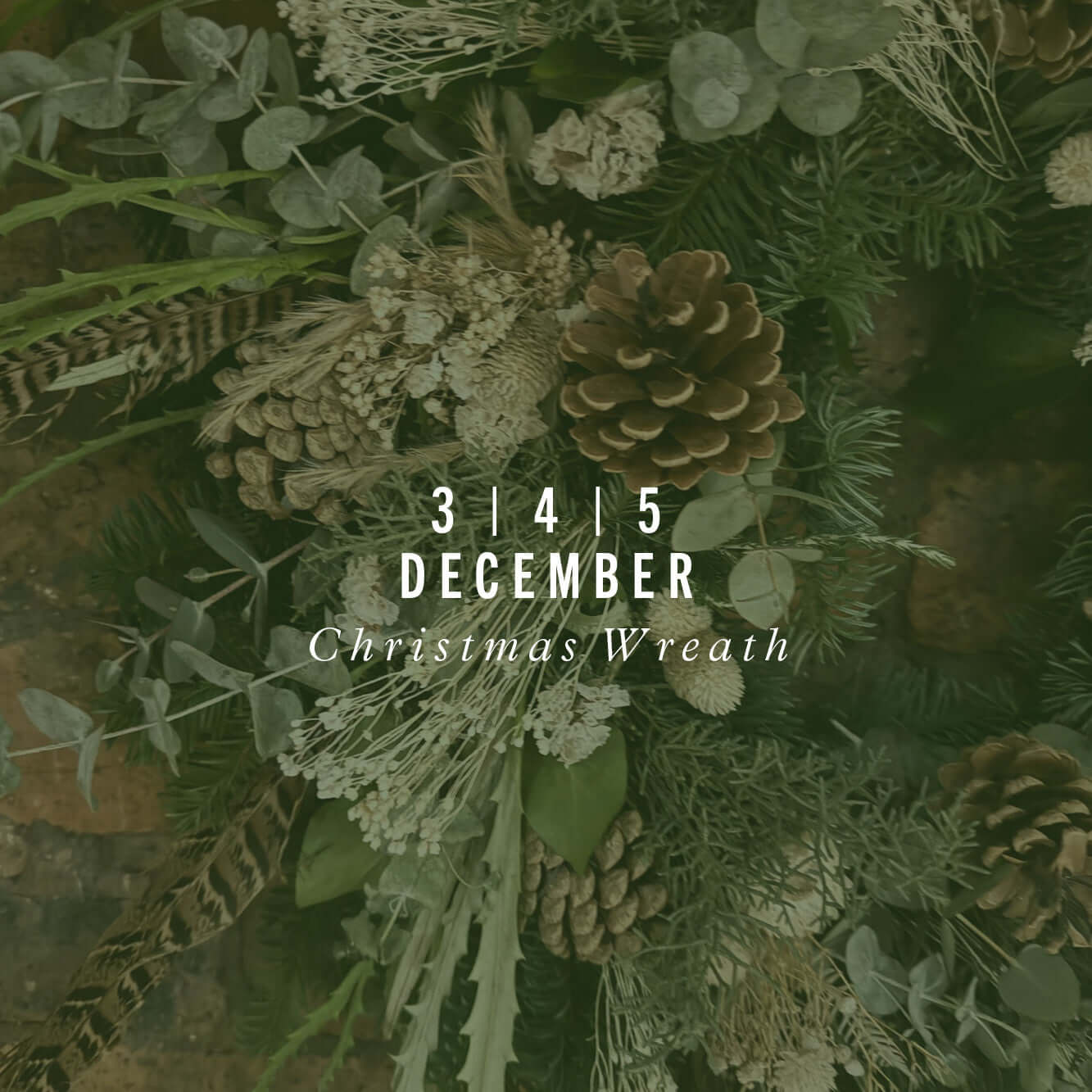 Christmas wreath workshop