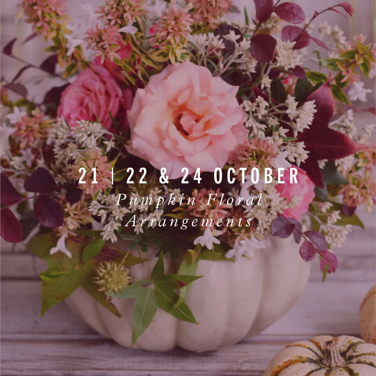 Floral Pumpkin arrangements | October hero